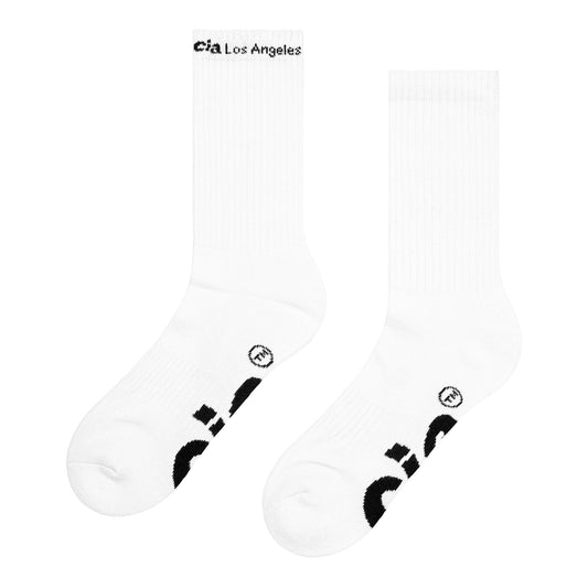 (2pack) White cia Socks